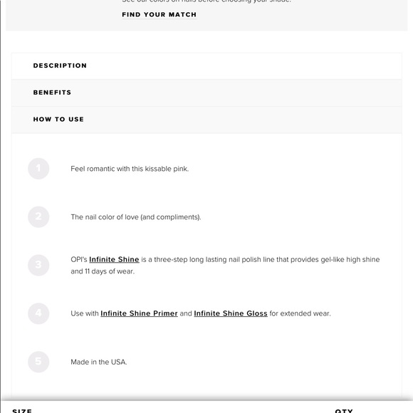 OPI Infinite Shine 2 Throw Me A Kiss NWOT - Picture 4 of 4